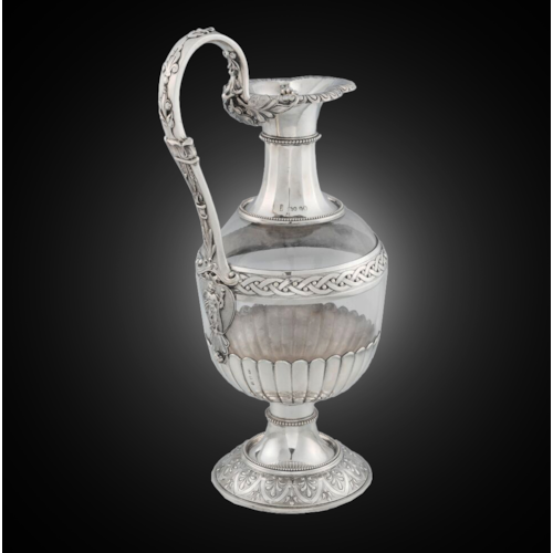 A Rare Form Victorian Claret Jug